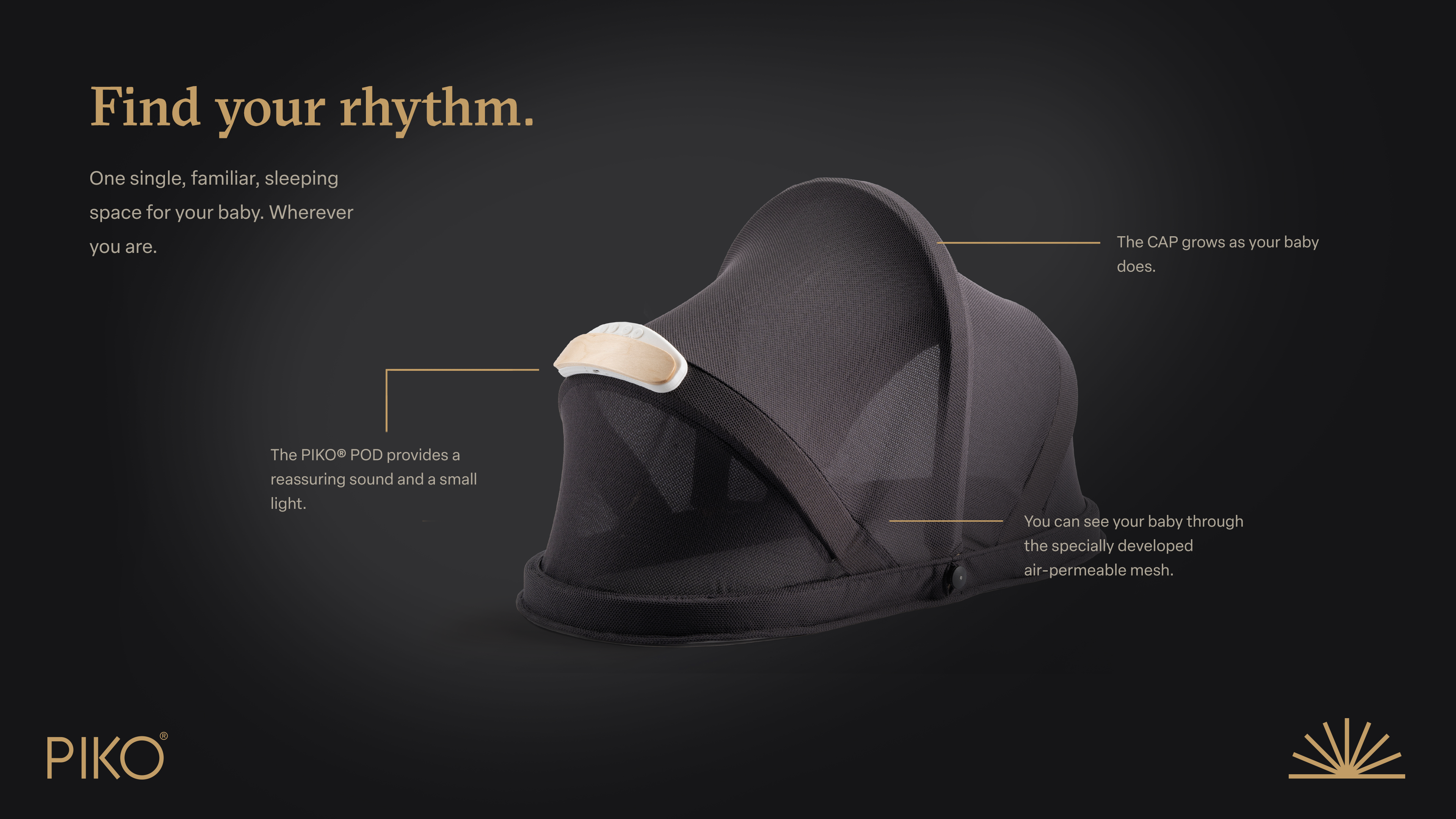 PIKO® subscription - Sleeper + Sound Pod + Matras